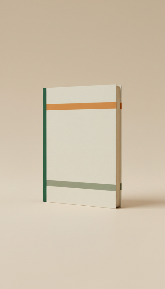 Off White Minimalist Notebook